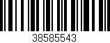 Código de barras (EAN, GTIN, SKU, ISBN): '38585543'