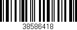 Código de barras (EAN, GTIN, SKU, ISBN): '38586418'