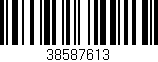 Código de barras (EAN, GTIN, SKU, ISBN): '38587613'