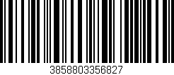 Código de barras (EAN, GTIN, SKU, ISBN): '3858803356827'