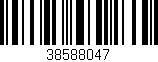 Código de barras (EAN, GTIN, SKU, ISBN): '38588047'