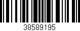 Código de barras (EAN, GTIN, SKU, ISBN): '38589195'