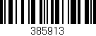 Código de barras (EAN, GTIN, SKU, ISBN): '385913'