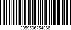 Código de barras (EAN, GTIN, SKU, ISBN): '3859566754066'