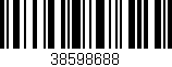 Código de barras (EAN, GTIN, SKU, ISBN): '38598688'