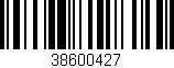 Código de barras (EAN, GTIN, SKU, ISBN): '38600427'