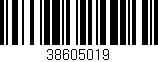 Código de barras (EAN, GTIN, SKU, ISBN): '38605019'