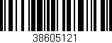 Código de barras (EAN, GTIN, SKU, ISBN): '38605121'