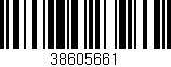 Código de barras (EAN, GTIN, SKU, ISBN): '38605661'