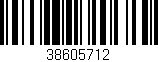 Código de barras (EAN, GTIN, SKU, ISBN): '38605712'