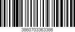 Código de barras (EAN, GTIN, SKU, ISBN): '3860703363386'