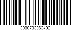Código de barras (EAN, GTIN, SKU, ISBN): '3860703363492'