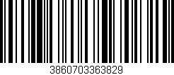 Código de barras (EAN, GTIN, SKU, ISBN): '3860703363829'