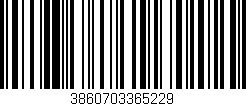 Código de barras (EAN, GTIN, SKU, ISBN): '3860703365229'