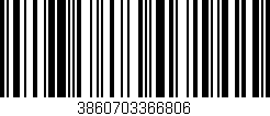 Código de barras (EAN, GTIN, SKU, ISBN): '3860703366806'