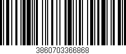 Código de barras (EAN, GTIN, SKU, ISBN): '3860703366868'