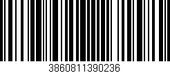 Código de barras (EAN, GTIN, SKU, ISBN): '3860811390236'