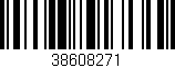 Código de barras (EAN, GTIN, SKU, ISBN): '38608271'