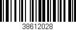 Código de barras (EAN, GTIN, SKU, ISBN): '38612028'