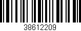 Código de barras (EAN, GTIN, SKU, ISBN): '38612209'
