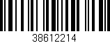 Código de barras (EAN, GTIN, SKU, ISBN): '38612214'
