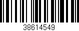 Código de barras (EAN, GTIN, SKU, ISBN): '38614549'
