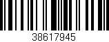 Código de barras (EAN, GTIN, SKU, ISBN): '38617945'