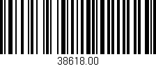 Código de barras (EAN, GTIN, SKU, ISBN): '38618.00'
