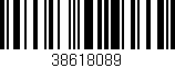 Código de barras (EAN, GTIN, SKU, ISBN): '38618089'