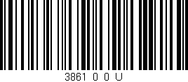 Código de barras (EAN, GTIN, SKU, ISBN): '3861_0_0_U'