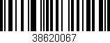 Código de barras (EAN, GTIN, SKU, ISBN): '38620067'