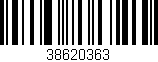 Código de barras (EAN, GTIN, SKU, ISBN): '38620363'