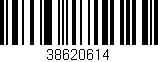Código de barras (EAN, GTIN, SKU, ISBN): '38620614'