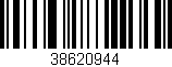 Código de barras (EAN, GTIN, SKU, ISBN): '38620944'