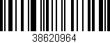 Código de barras (EAN, GTIN, SKU, ISBN): '38620964'
