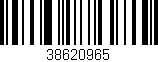 Código de barras (EAN, GTIN, SKU, ISBN): '38620965'