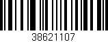 Código de barras (EAN, GTIN, SKU, ISBN): '38621107'
