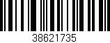 Código de barras (EAN, GTIN, SKU, ISBN): '38621735'