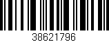 Código de barras (EAN, GTIN, SKU, ISBN): '38621796'