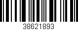 Código de barras (EAN, GTIN, SKU, ISBN): '38621893'