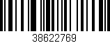 Código de barras (EAN, GTIN, SKU, ISBN): '38622769'