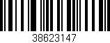 Código de barras (EAN, GTIN, SKU, ISBN): '38623147'