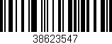 Código de barras (EAN, GTIN, SKU, ISBN): '38623547'