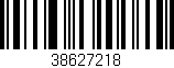 Código de barras (EAN, GTIN, SKU, ISBN): '38627218'