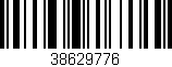 Código de barras (EAN, GTIN, SKU, ISBN): '38629776'