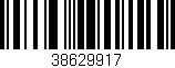 Código de barras (EAN, GTIN, SKU, ISBN): '38629917'
