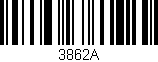 Código de barras (EAN, GTIN, SKU, ISBN): '3862A'