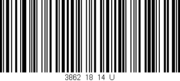 Código de barras (EAN, GTIN, SKU, ISBN): '3862_18_14_U'