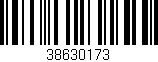 Código de barras (EAN, GTIN, SKU, ISBN): '38630173'