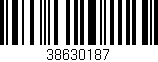Código de barras (EAN, GTIN, SKU, ISBN): '38630187'